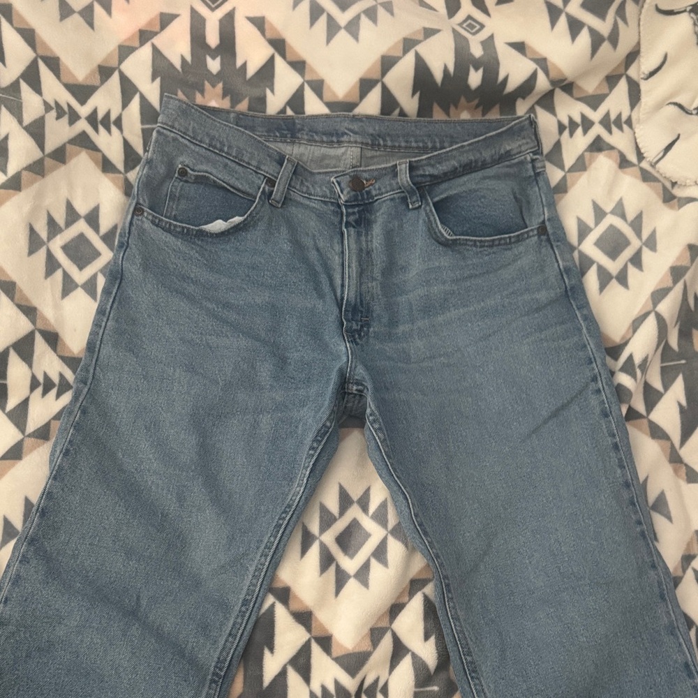 Wrangler Light Blue Straight Jeans
